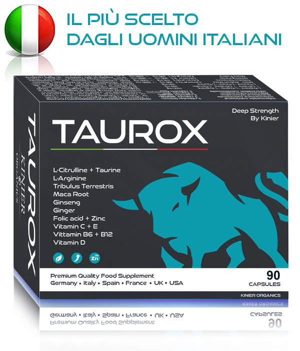 erezione potente taurox