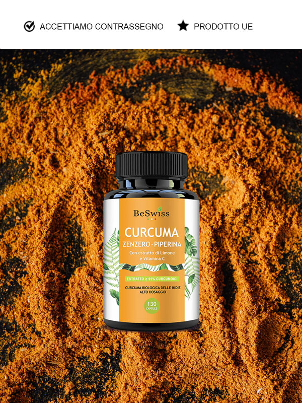 Curcuma integratore naturale benefici antiossidante