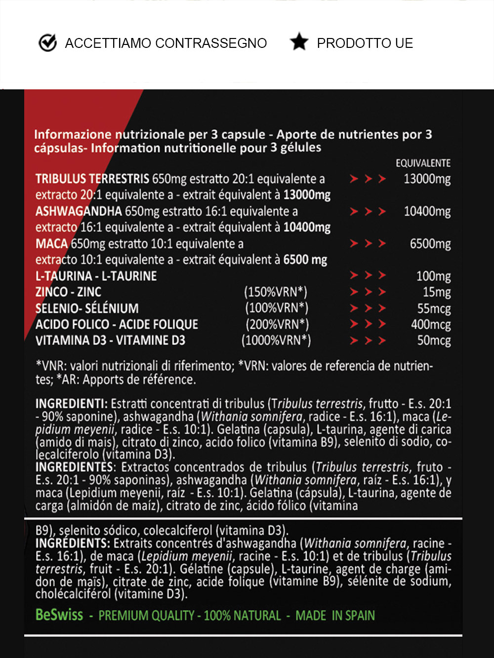 tribulus alto dosaggio