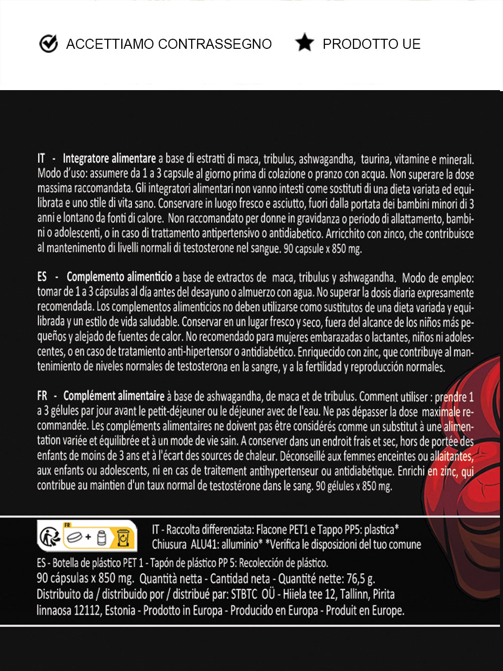 capsule per energia e forza